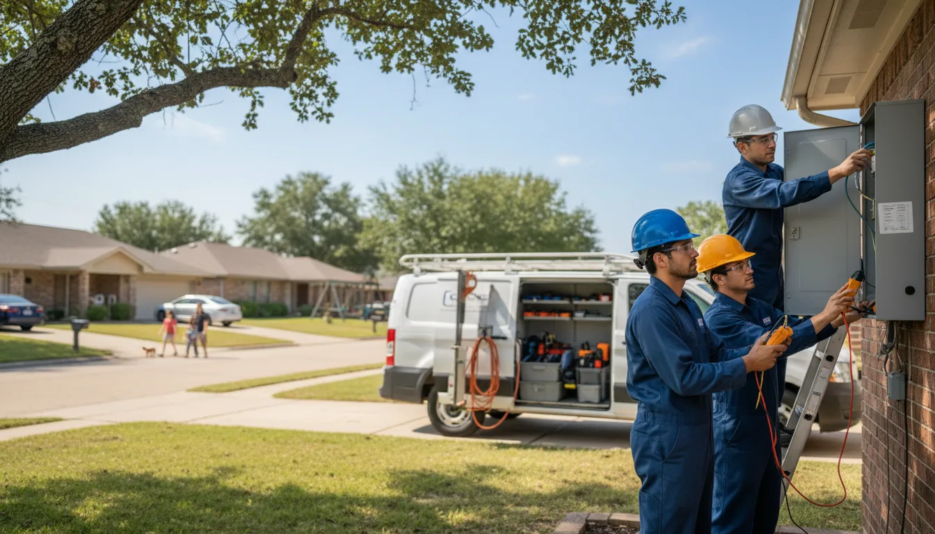 Certified electrician providing emergency electrical services in Graymont, IL